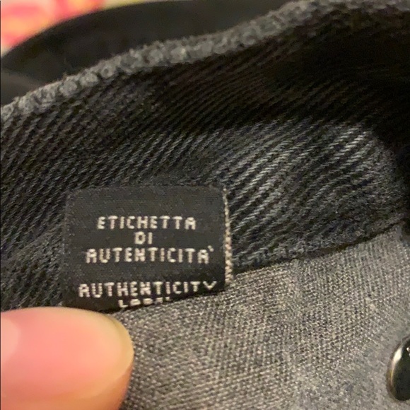 Versace High Waist Straight Leg Black Denim Jeans - Picture 14 of 15